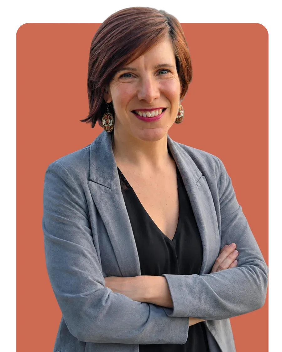 Jess Swart, Board Certified Behavior Analyst, smiling with arms crossed